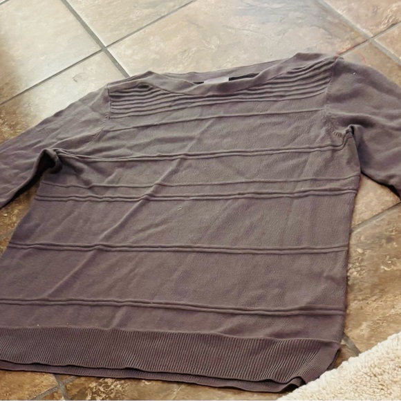 Chico’s Long Sleeve Brown Sweater Size 1 NWOT - Picture 7 of 11